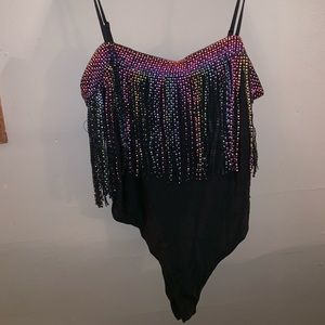 Sequin body suit